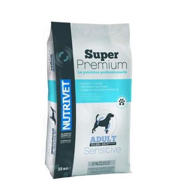 NUTRIVET SUPER PREMIUM Croquettes chien adulte 25/12 sensible 0% ble - 15 kg