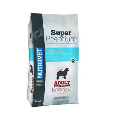 NUTRIVET SUPER PREMIUM Croquettes chien adulte 30/22 chien actif 15kg 0% ble