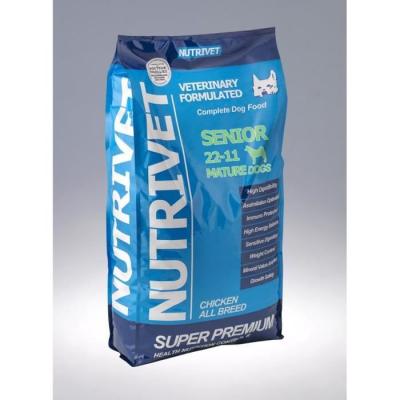 NUTRIVET SUPER PREMIUM Croquettes chien senior 22/11 0% ble - 15 kg