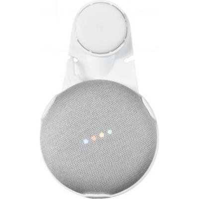 GOOGLE Support mural PlugnSay pour  Home mini en plastique blanc