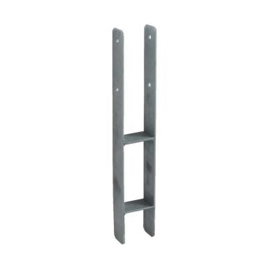 CERLAND Support a sceller h avec vis pour poteau 9cm x 9cm