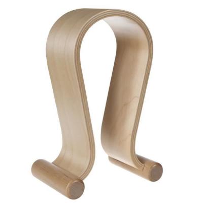  Support casque maclean en bois (marron) MC-815O