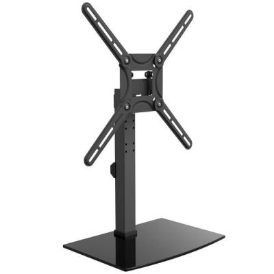 BARKAN SUPPORT TV SUR SOCLE POUR TV DE 29""/74cm &agrave; 56""/142cm POUR TV PLAT ET INCURVE NOIR GARANTIE A VIE