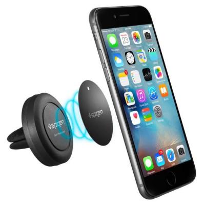 SPIGEN  Magnetic Air Vent Mount - Support de t&eacute;l&eacute;phone pour voiture - Grille de ventilation - Magn&eacute;tique - Noir