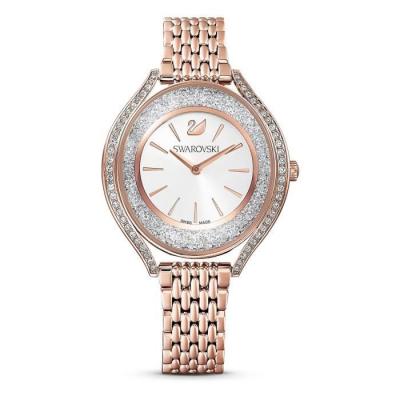SWAROVSKI MONTRES Montre Femme Swarovski Crystalline Aura 5519459 acier dor&eacute; or rose