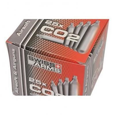 SWISS ARMS  Lot De 25 Cartouches Co2 12 Gm