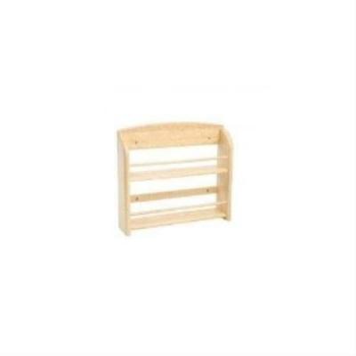 T&G WOODWARE T&G Woodware Scimitar Wall Spice Rack for 12 Jars with Fixings