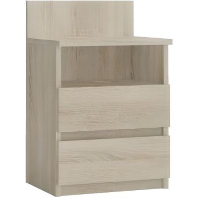 Table de chevet / table de nuit moderne avec 2 tiroirs et 1 &eacute;tag&egrave;re malwa m1 -