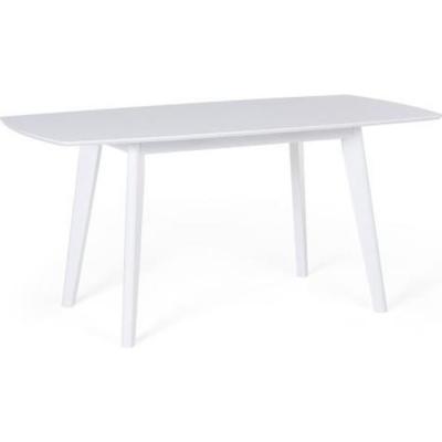 Beliani Table de cuisine extensible 120x160 blanche SANFORD - blanc
