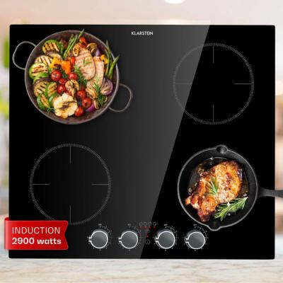 KLARSTEIN Table de cuisson -  Kochheld - &agrave; induction - 6000 W - Noir