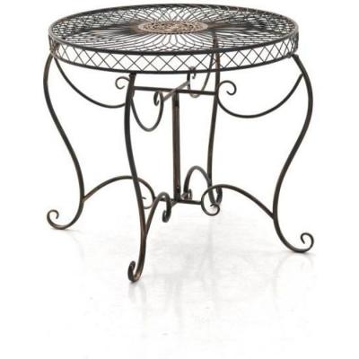 CLP Table de jardin Sheela en fer forg&eacute; , Bronze