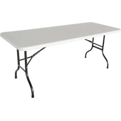 MOB EVENT PRO Table de jardin pliante 8 places Blanc - 180cm x 74cm x 75cm - Blanc