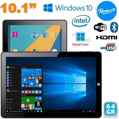 YONIS Tablette Windows 10 Intel Quad Core 1.92Ghz 4Go + 64Go 10.1 Pouces -