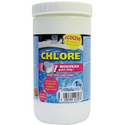 ECOGENE Chlore galet 250g 1kg 