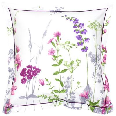 LINNEA  Taie d'oreiller 65x65 cm 100% Coton Pretty Blanc