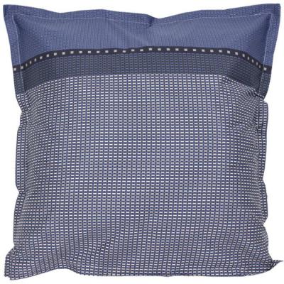 LINNEA  Taie d'oreiller 65x65 cm Satin de Coton Enzo Bleu