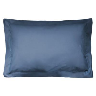 LINNEA  Taie d'oreiller uni 80x50 cm 100% Coton Alto Bleu Jean