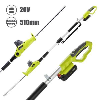 Taille-Haies T&eacute;lescopique - DEWINNER - 41 cm - Batterie Li-ion 20V - Chargeur Rapide 1H - 24 m