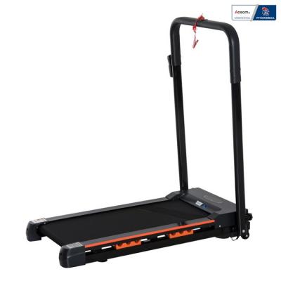 HOMCOM Tapis de course -  - 370 W - pliable - avec t&eacute;l&eacute;commande &eacute;cran LCD -  vitesse 1-6 Km/h - acier noir