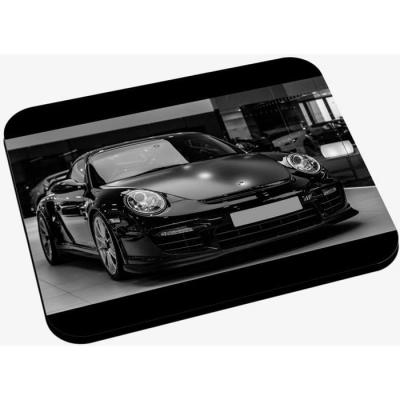  Tapis de Souris Belle Voiture de Sport Porsche Rouge Sous un Arbre