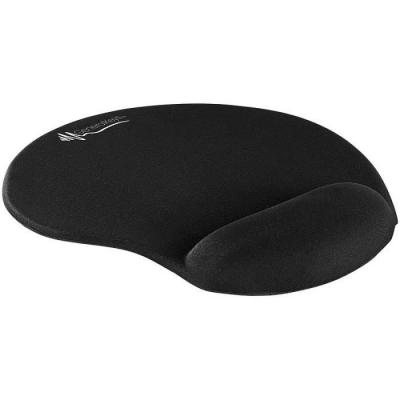 GENERAL KEYS Tapis de souris ergonomique haut de gamme avec support gel au poignet, noir