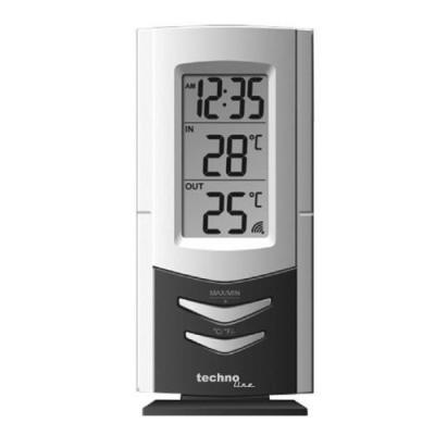 TECHNOTRADE Technoline WS 9170 station m&eacute;t&eacute;o num&eacute;rique Noir et Argent