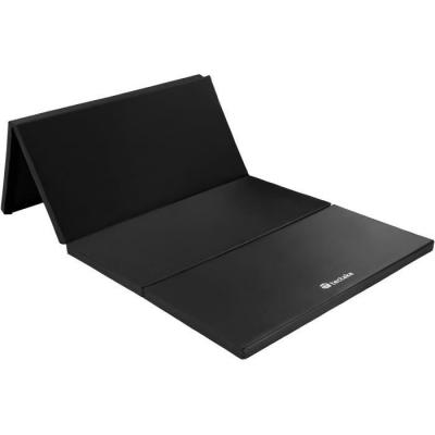 TECTAKE Tapis De Gymnastique Pliable Et Extensible 240x120x5cm - Noir