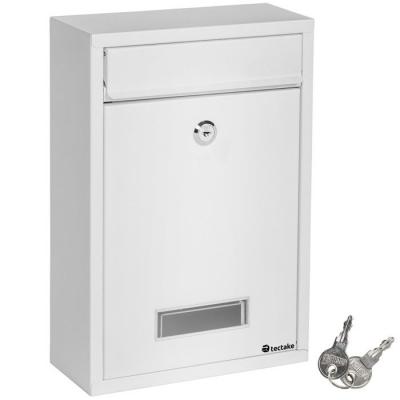 TECTAKE Boite aux lettres en acier extensible avec fente d'introduction en
