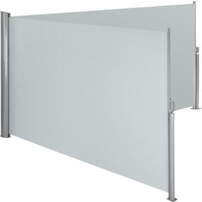 TECTAKE  - Store lat&eacute;ral double 200 x 600 cm en Aluminium - gris