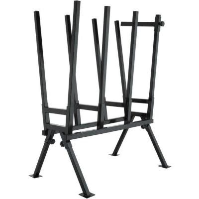 TECTAKE Chevalet de sciage - chavalet &agrave; b&ucirc;ches, chevalet de tron&ccedil;onnage pliable - noir