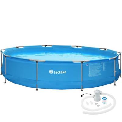 TECTAKE  Piscine tubulaire ronde &Oslash; 360 x 76 cm - bleu
