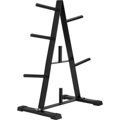 TECTAKE  Rack de Rangement pour Poids - 7 Branches - en Acier 67 cm x 38,5 cm x 91 cm