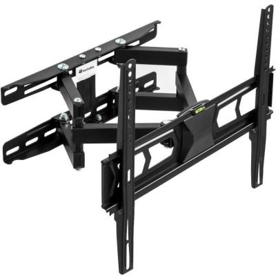 TECTAKE  Support Mural TV Orientable et Inclinable pour Ecran 32"" - 55"" Noir