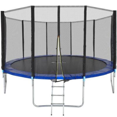 TECTAKE Trampoline de jardin  - 457 cm - Filet de S&eacute;curit&eacute; et Echelle