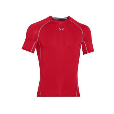UNDER ARMOUR T-shirt de fitness &agrave; manches courtes coupe slim  Training pour homme rouge 1257468-600 XXL