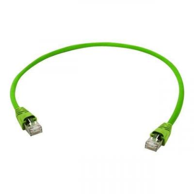 TELEGARTNER Teleg&auml;rtner 100008002 RJ45 C&acirc;ble r&eacute;seau, c&acirc;ble patch CAT 6 S/FTP 1.00 m jaune, vert 1 pc(s)
