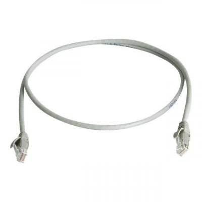 TELEGARTNER Teleg&auml;rtner 100008717 RJ45 C&acirc;ble r&eacute;seau, c&acirc;ble patch CAT 6 U/UTP 5.00 m gris ignifuge, sans halog&egrave;ne 1 pc(s) 