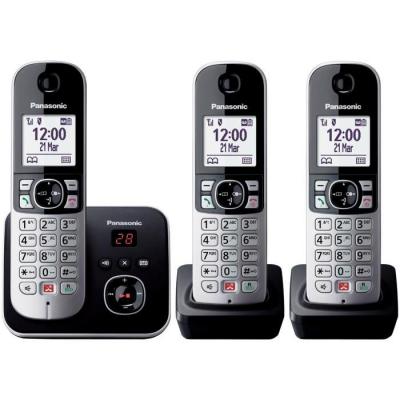PANASONIC T&eacute;l&eacute;phone sans fil  DECT TRIO REP BLOCAGE AUTO DES APPELS PUB