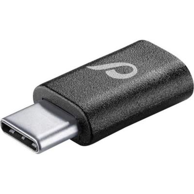  Cellularline Adaptateur de MICRO USB &agrave; USB-C Convertit le port MICRO USB en USB-C - Neuf