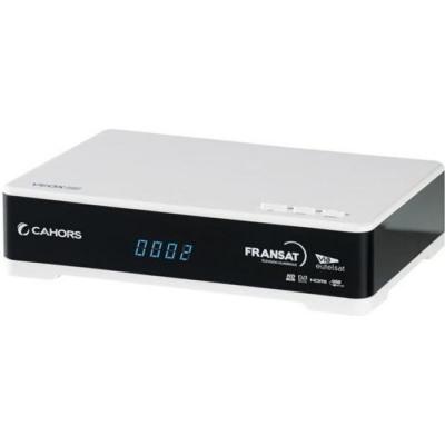 CAHORS  Veox R&eacute;cepteur Satellite HD 12 V + Carte FRANSAT Blanc