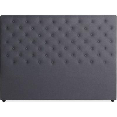 INTENSE DECO T&ecirc;te de lit capitonn&eacute;e Constance 160cm Tissu Gris