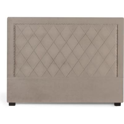 INTENSE DECO INTENSEDECO T&ecirc;te de lit Nolwen Velours Taupe 160cm