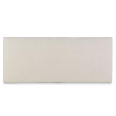 MARCKONFORT T&ecirc;te de lit tapiss&eacute;e 140x60 cm de lin naturel, 8 cm d'&eacute;paisseur