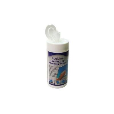 LOGILINK  Lingettes de nettoyage pour &eacute;crans TFT/LCD/Plasma - Lot de 5