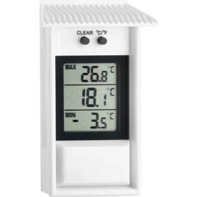 TFA DOSTMANN GMBH & CO. KG Thermom&egrave;tre &eacute;lectronique mini-maxi pour l&rsquo;int&eacute;rieur ou l&rsquo;ext&eacute;rieur,