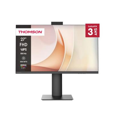 THOMSON  Supreme Business 27"" LED IPS FullHD 100 Hz Haut-parleurs Hauteur r&eacute;glable USB-C Webcam