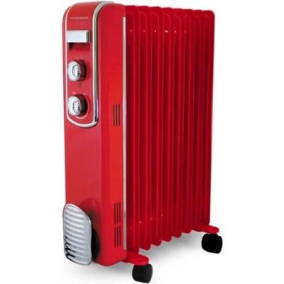 THOMSON  FIFTY THBDH09VR - Radiateur &agrave; huile - mobile - rouge