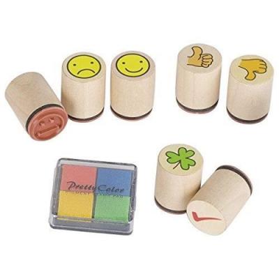 GENERIQUE Goki Lot de 8 tampons - Diff&eacute;rents Motifs