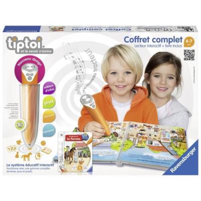 RAVENSBURGER PREMIER AGE tiptoi - Coffret complet lecteur interactif + Livre Ferme