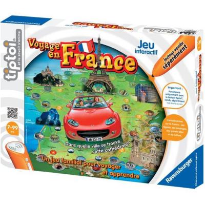 RAVENSBURGER Jeu Voyage en France Tiptoi 